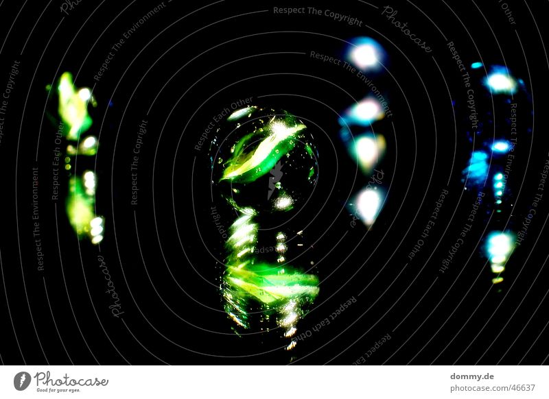 Murmel Spiegel rund grün schwarz Spielzeug Reflexion & Spiegelung 4 Glas Fensterscheibe blau