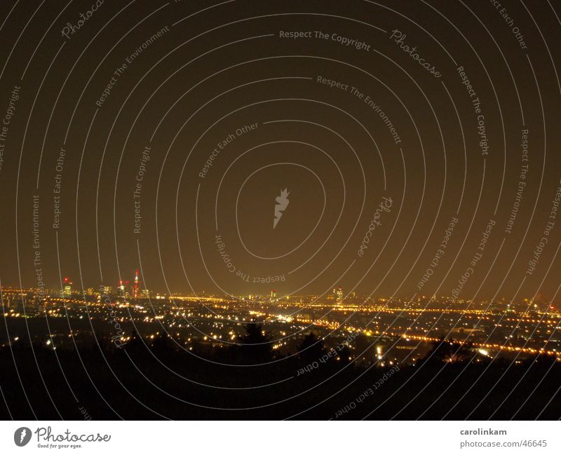 Vienna@night Wien Nacht ruhig Einsamkeit vienna Berge u. Gebirge