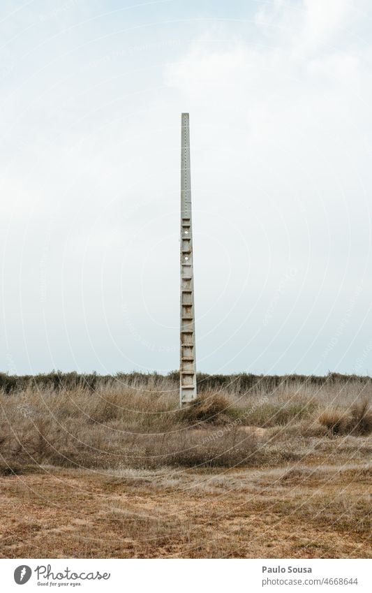 Elektrizitätsmast isoliert Strommast vereinzelt Himmel Leitung Industrie Wolken Linie Sonnenuntergang Technik & Technologie Energiewirtschaft