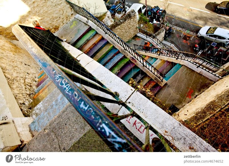 Marseille / Treppe zur Kirche Notre Dame de la Garde alt altstadt ferien frankreich historisch marseille mittelalter mittelmeer provence reise sonne stimmung