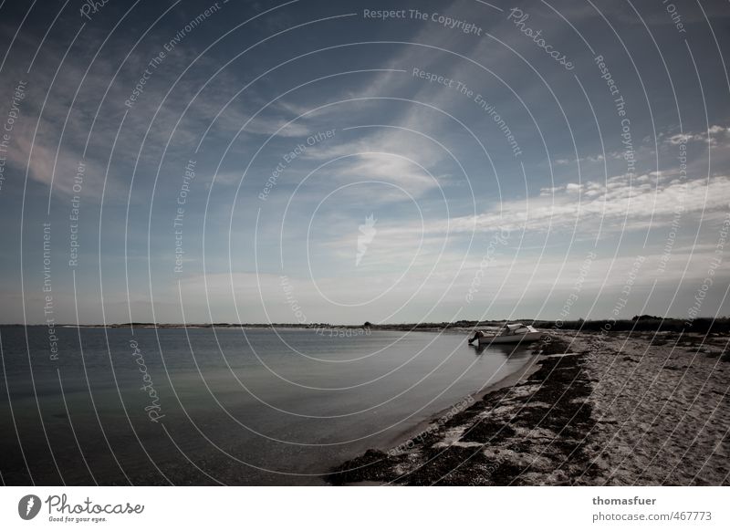 eine Insel für mich alleine Ferien & Urlaub & Reisen Ausflug Abenteuer Ferne Freiheit Sommerurlaub Sonne Strand Meer Wellen Himmel Horizont Schönes Wetter Wärme