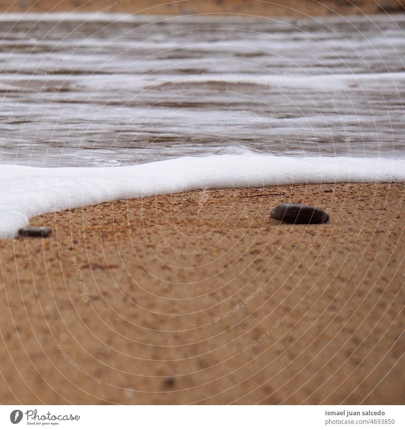 Wellen am Strand MEER Meer blau Wasser Küste im Freien reisen Ausflugsziel Ort Natur Landschaft Hintergrund Ruhe Gelassenheit Stille entspannend Bilbao Spanien