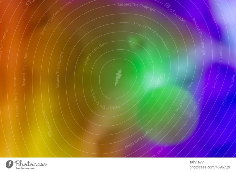 Farbspektrum, leuchtende Farben, abstrakter Hintergrund bunt Unschärfe Bokeh Farbenspiel Dekoration & Verzierung verschwommener hintergrund Kreise unscharf