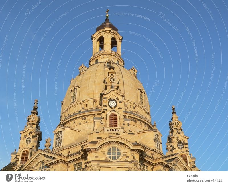 Frauenkirche.Dresden.Okt05.2 Neumarkt Erneuerung Elbe Religion & Glaube