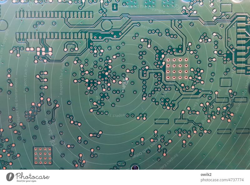 Schaltstelle Platine Elektrisches Gerät Technik & Technologie Elektronik Makroaufnahme Nahaufnahme Computer Hardware Informationstechnologie Mikrochip