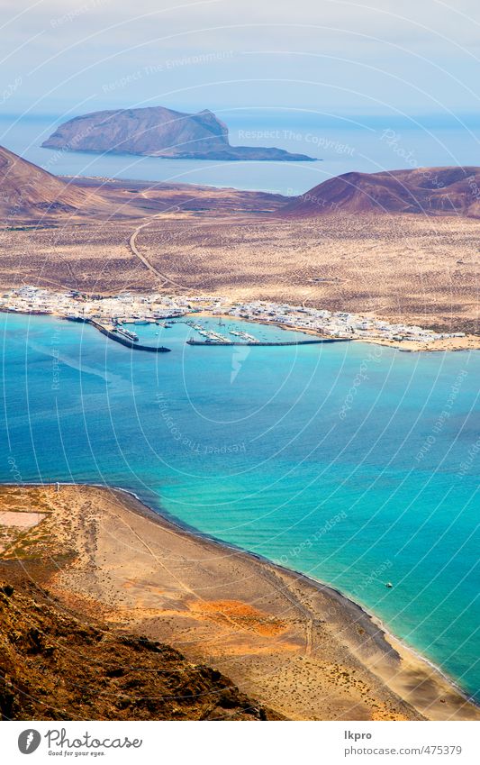 Stein Himmel Wolke Strand Boot Yacht Wasser in Lanza Ferien & Urlaub & Reisen Tourismus Ausflug Sommer Meer Insel Wellen Natur Landschaft Pflanze Sand Wolken