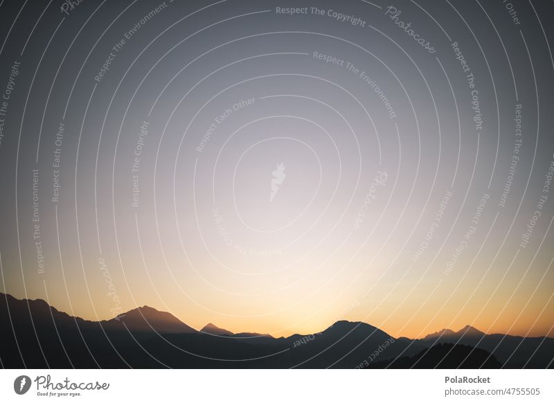 #A0# Morgensonne Slowenien Berge u. Gebirge Berghang Bergkamm Morgendämmerung Morgennebel morgens morgenlicht Morgenstimmung Sonnenaufgang Natur Landschaft