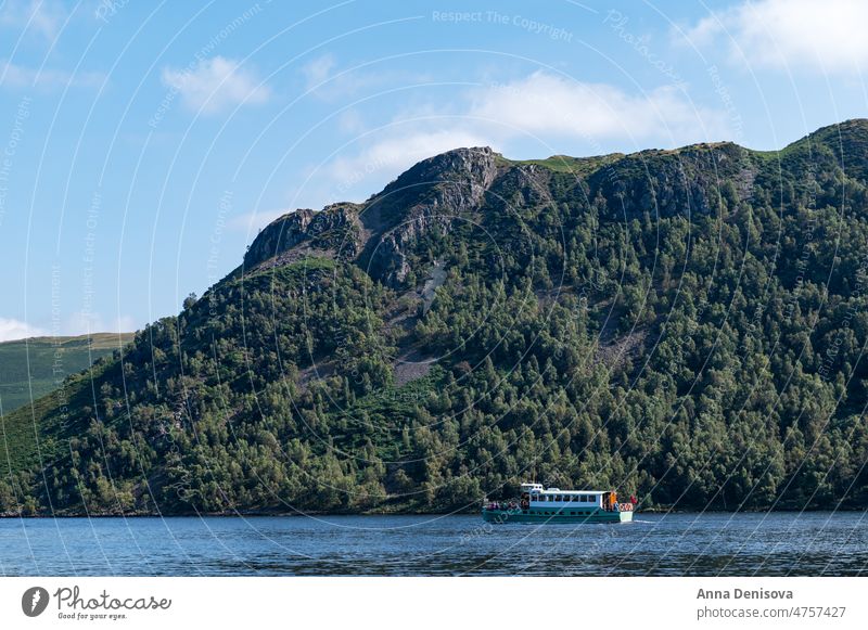 Ullswater Seenlandschaft, UK seegebiet kumbrien Ullwatersee Berge Natur Landschaft im Freien Himmel Tourismus reisen Betrachtungen Berge u. Gebirge malerisch