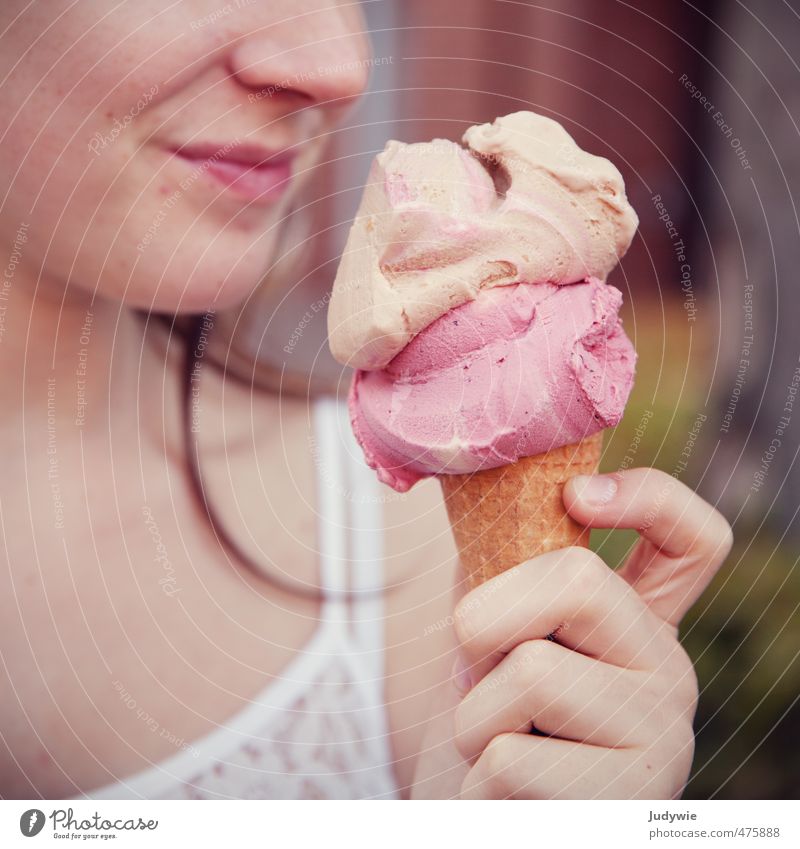 Ersatz-Eis Lebensmittel Milcherzeugnisse Speiseeis Ernährung Essen Italienische Küche Reichtum Freude Glück Gesunde Ernährung Wohlgefühl Zufriedenheit