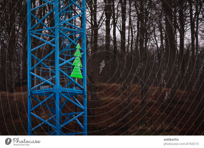 Weihnachtsbaum weihnachtsbaum weihnachten deko dekoration weihnachtsdekoration tannenbaum christbaum mast strommast stromleitung wald natur herbst winter advent