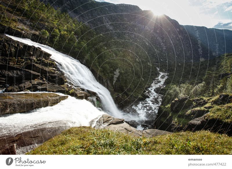 Husendalen Ferien & Urlaub & Reisen Tourismus Ausflug Ferne Expedition Sommer Sonne Berge u. Gebirge wandern Natur Landschaft Urelemente Wasser Himmel