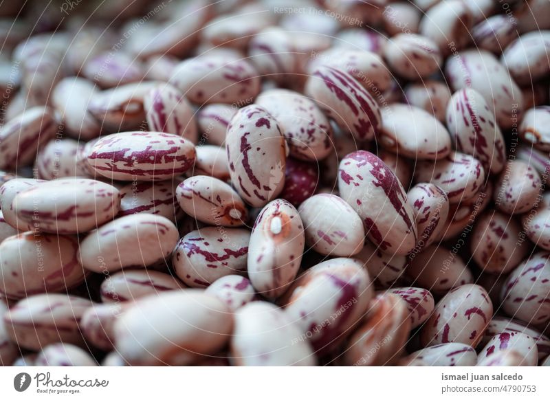 ungekochte gelesene Bohnen, mediterranes Essen rote Bohnen Lebensmittel Gesundheit Gesunde Ernährung Gemüse Ackerbau Bestandteil Vegetarier Vegetarisches Essen