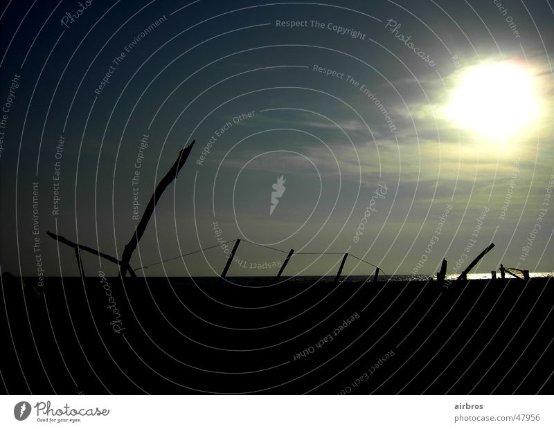 sonnenuntergang am meer Meer Sonnenuntergang Hintergrundbild Landschaft Himmel