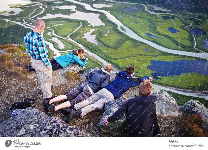 Tiefe II Ferien & Urlaub & Reisen Tourismus Ausflug Abenteuer Ferne Freiheit Expedition Berge u. Gebirge wandern 5 Mensch Natur Landschaft Moor Sumpf Teich