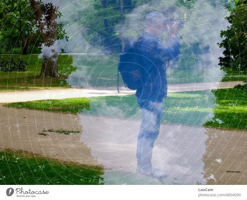 [hansa BER 2022] Fotografieren wie im Himmel Park Doppelbelichtung grün Bäume Wolken Mehrfachbelichtung Baum Landschaft blau Ausflug Usertreffen Schönes Wetter