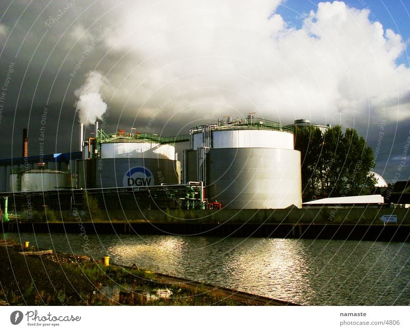 ihambigu Dortmund dunkel Fabrik Industrie Hafen Fluss Bach Wasser Rhein