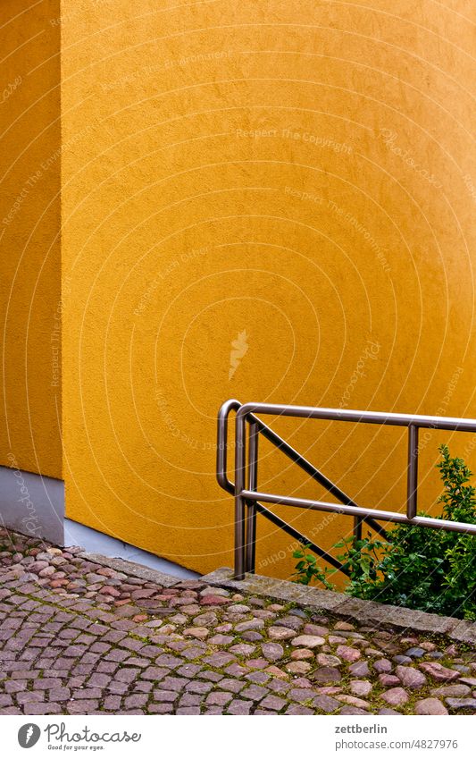 Treppengeländer mit Textfreiraum alt altstadt gewässer historisch kleinstadt mecklenburg mecklenburg-vorpommern mv müritz müritzsee nordbezirke