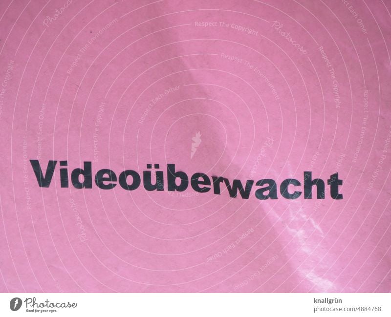 Videoüberwacht Videoüberwachung Sicherheit Überwachung Kontrolle Überwachungskamera Schutz überwachen Technik & Technologie beobachten Überwachungsstaat