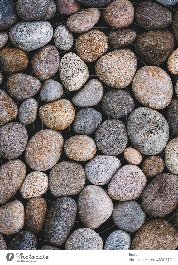 Natürliche Kiesel Textur, Meer Steine stimmungsvollen Hintergrund, zen, Sommer, Strand, Vollbild Kieselsteine MEER Stimmung Zen voller Rahmen