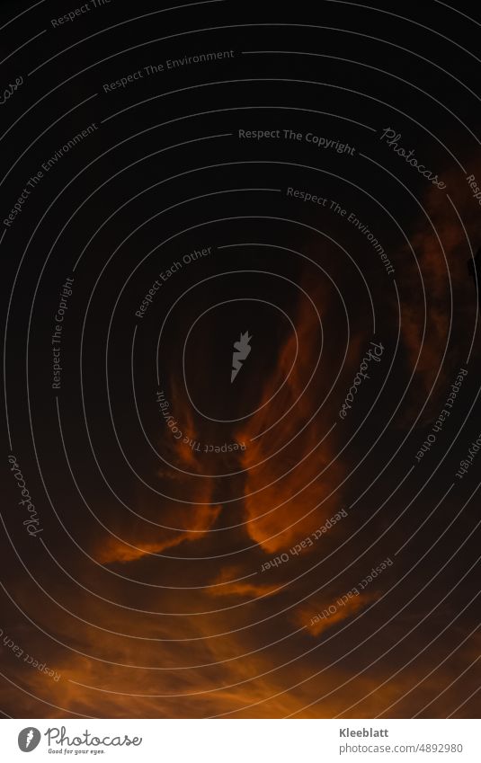 Wolkenengel - Wolken im Sonnenuntergang wie Engelsflügel ?! Wolkenerscheinungen Wolkengebilde Religion & Glaube außergewöhnlich Schutzengel Flügel Hoffnung