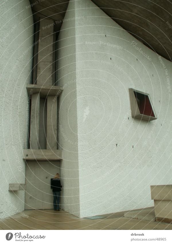 Wallfahrtskirche Notre Dame du Haut Frankreich Eingang wallfahrtskirche notre-dame-du-haut ronchamp le corbusier 1950 classiker Tür Religion & Glaube