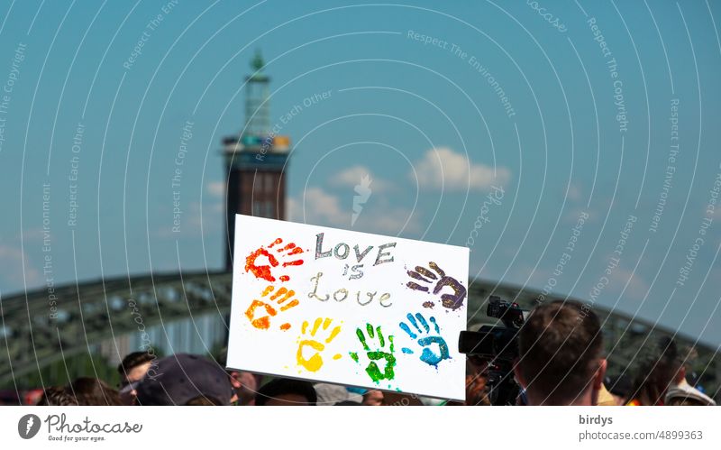 Liebe ist Liebe. LGBTQI. Darstellung für sexuelle und geschlechtliche Vielfalt , Toleranz und Respekt . queer Gleichstellung lgbtq lieben Symbole & Metaphern