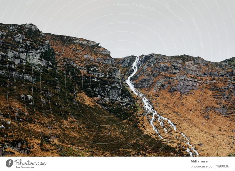 Berg Natur Landschaft Berge u. Gebirge Fluss Gebirgsfluß Farbfoto Außenaufnahme