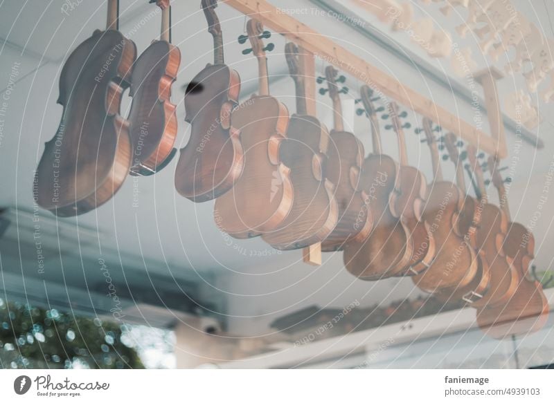 die letzte Geige spielen Streichinstrument Musik Musikladen Musikinstrumente Violine Streichen Instrument Instrumente Musik machen Laden Schaufenster