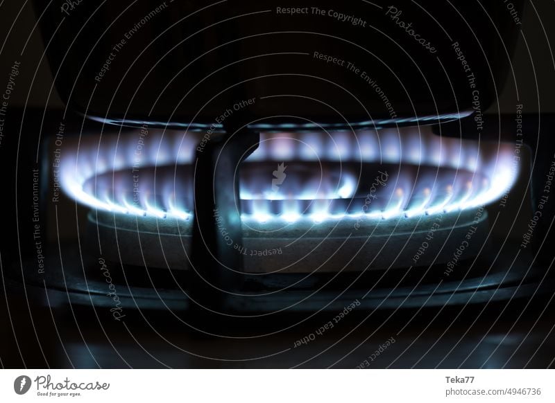 Gasherd gas gasherd gasflamme energie russland knappheit warm kalt kochen erdgas