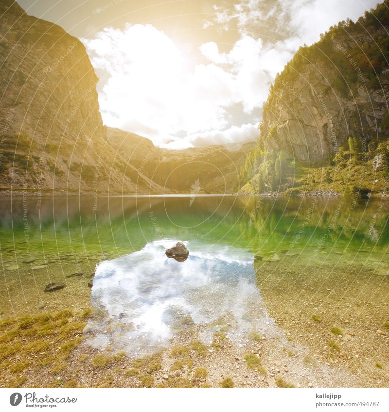 naravni spomenik krnsko jezero Freizeit & Hobby Umwelt Natur Landschaft Pflanze Tier Baum Felsen Alpen Berge u. Gebirge Gipfel Schlucht Küste Seeufer Freiheit