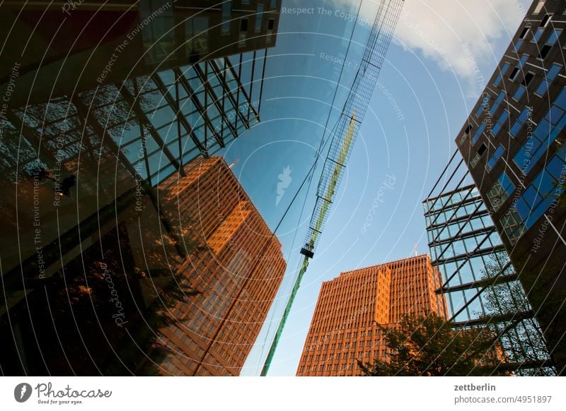 Berlin, Potsdamer Platz architektur berlin büro city deutschland fassade fenster froschperspektive gebäude hauptstadt haus himmel hochhaus innenstadt kiez leben