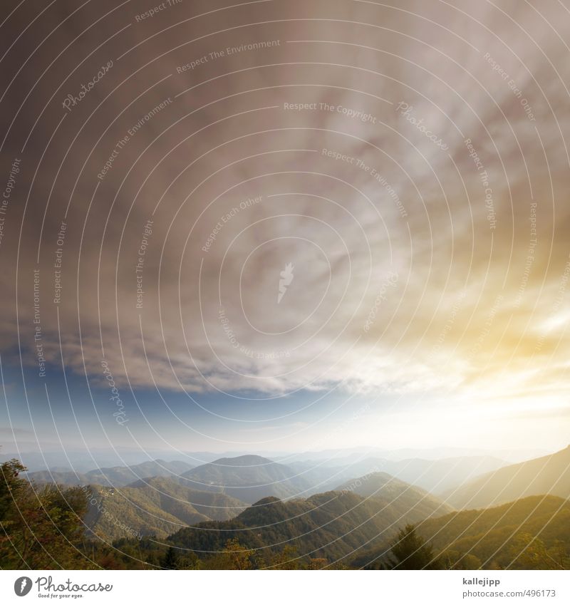 blauer himmel 16:9 Umwelt Natur Landschaft Pflanze Tier Schönes Wetter schlechtes Wetter Alpen Berge u. Gebirge Gipfel Ferne frei Tal Horizont Himmel (Jenseits)