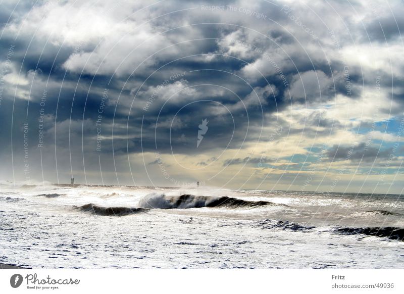 Sturm Meer See Wolken Wasser