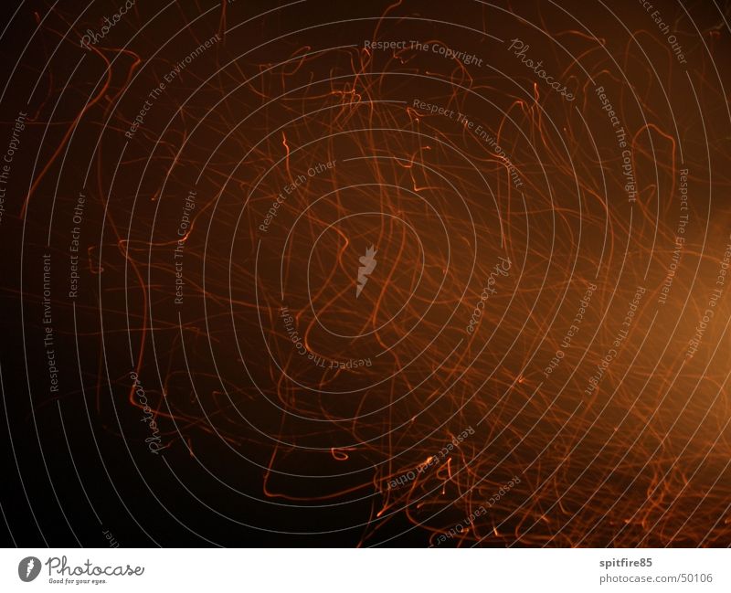 Feuerwürmchen Brand Funken sparks