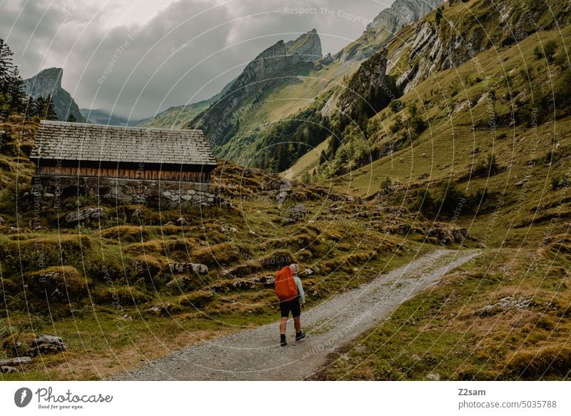 Wandern im Appenzellerland alpstein hüttntour schweiz wandern appenzellerland wanderweg fernwanderweg mehrtagestour Berge u. Gebirge Landschaft Farbfoto