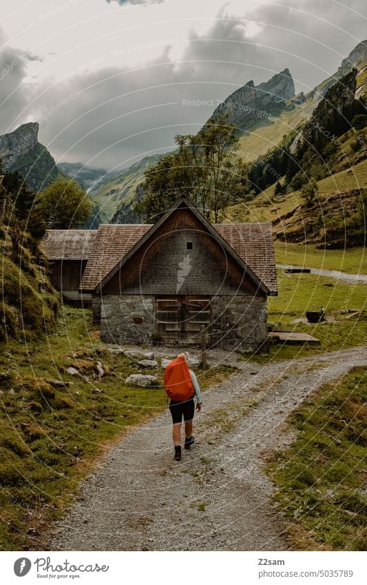 Wandern im Appenzellerland alpstein hüttntour schweiz wandern appenzellerland wanderweg fernwanderweg mehrtagestour Berge u. Gebirge Landschaft Farbfoto