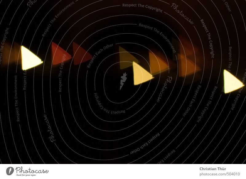 Lichter in der Nacht Stil Design Nachtleben Nachthimmel Herbst Zeichen Ornament Pfeil ästhetisch außergewöhnlich hell schön braun gelb weiß Himmelszelt mystisch