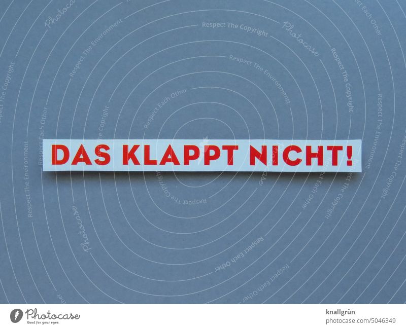 Das klappt nicht! negativ vorhersagen Misserfolg pessimistisch Stimmung verlieren Gefühle Frustration Enttäuschung Verzweiflung Traurigkeit anstrengen Sorge