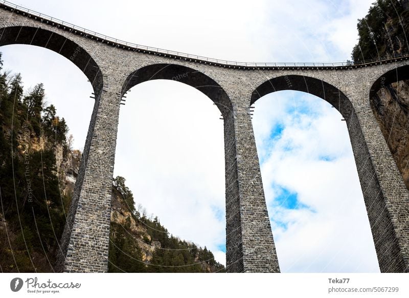 Landwasserviadukt Graubünden #1 Landwasser-Viadukt landwasser Schweiz schweizer alpen rhb landwasserviadukt eisenbahn schweizer eisenbahn berge transport