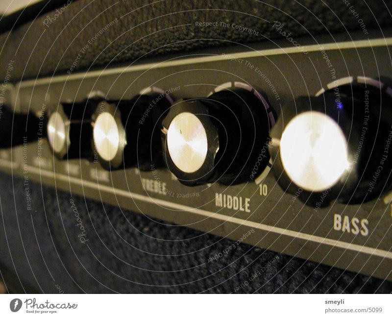 amp panel Knöpfe Elektrisches Gerät Technik & Technologie Lautstärke Kontrabass Musik Rad Drehregler