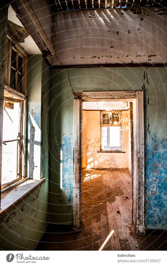 altersschwach Afrika Namibia Wüste Fernweh Farbfoto Abenteuer Ferien & Urlaub & Reisen besonders beeindruckend trocken Klimawandel Lüderitz Kolmanskop