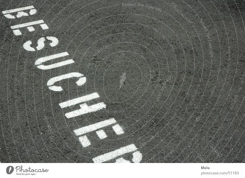 Besucher Parkplatz Buchstaben Großbuchstabe Platz Schriftzeichen Bodenbelag