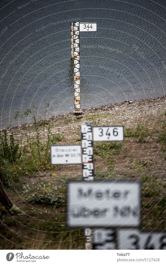 Pegelstand pegel pegelstand talsperre klimawandel dürre trinkwasser gefahr heiß trinkwassertalsperre