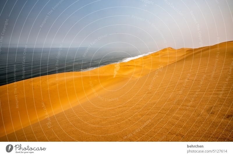 grenzenlos Sanddüne Dunes beeindruckend magisch Düne traumhaft Swakopmund Ferien & Urlaub & Reisen Freiheit Natur Walvisbay Wärme Himmel Horizont Einsamkeit