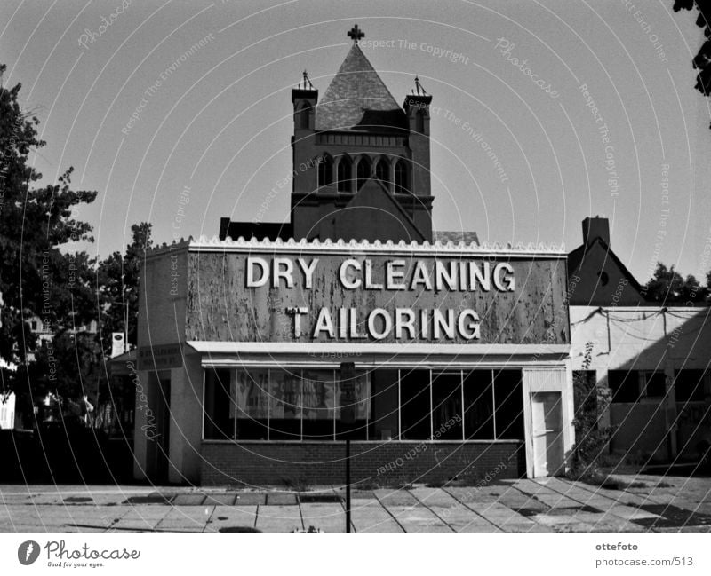 Dry Cleaning/Tailoring in Washington DC Dinge Ladengeschäft Religion & Glaube Stadt Architektur