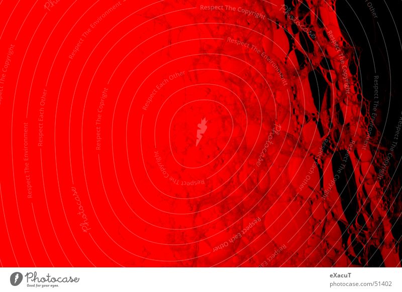 Red corner rot Seife schwarz abstrakt durcheinander Blase Wasser