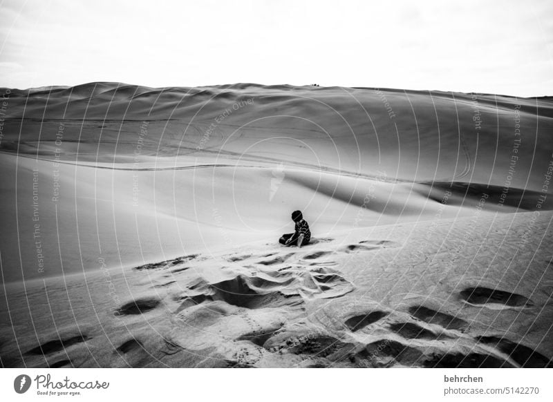 versandet außergewöhnlich Spuren Sanddüne magisch Düne traumhaft Swakopmund Dunes Wärme Walvisbay Himmel Ferien & Urlaub & Reisen Sehnsucht Freiheit Einsamkeit