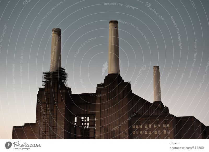 Battersea Power Station Vol.2 Sightseeing Städtereise Energiewirtschaft Kohlekraftwerk London Großbritannien Stadt Hauptstadt Stadtzentrum Industrieanlage