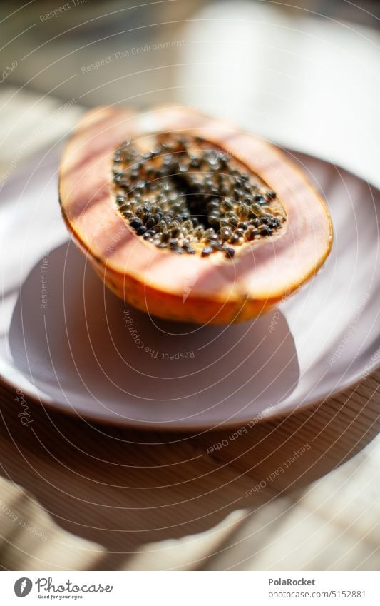 #A0# Papaya Loca Papayafrucht Papaya-Innenleben papayas Papayahälfte Papayahälften Papayasalat lecker Gesunde Ernährung gesund Obst Frucht Lebensmittel frisch