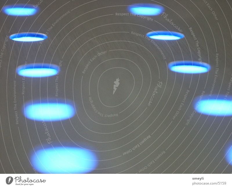 Parallelismus siegt Licht parallel glänzend Makroaufnahme Nahaufnahme Metall blau Strukturen & Formen Lampe